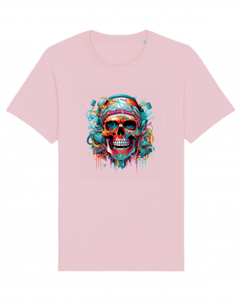 Graffiti skull  Cotton Pink