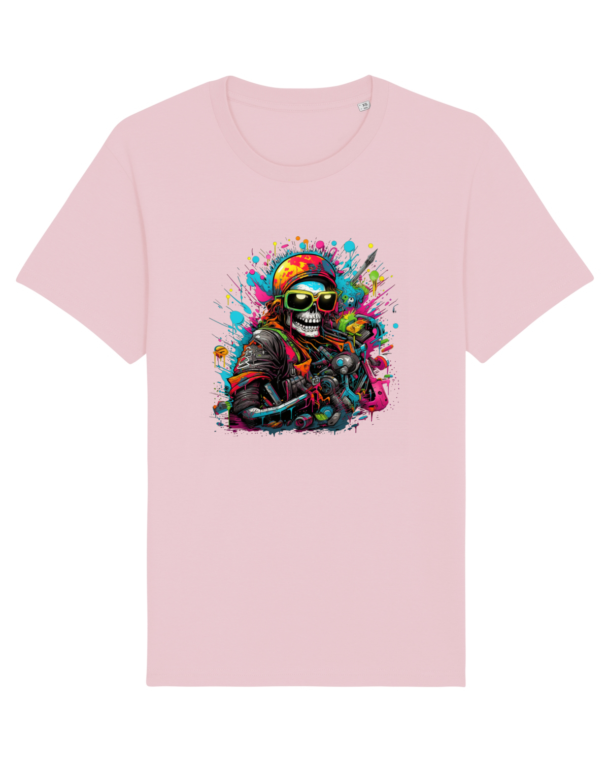 Tricou mânecă scurtă Unisex Rocker Cotton Pink