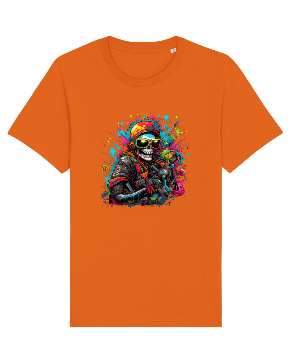 Tricou mânecă scurtă Unisex Rocker Bright Orange