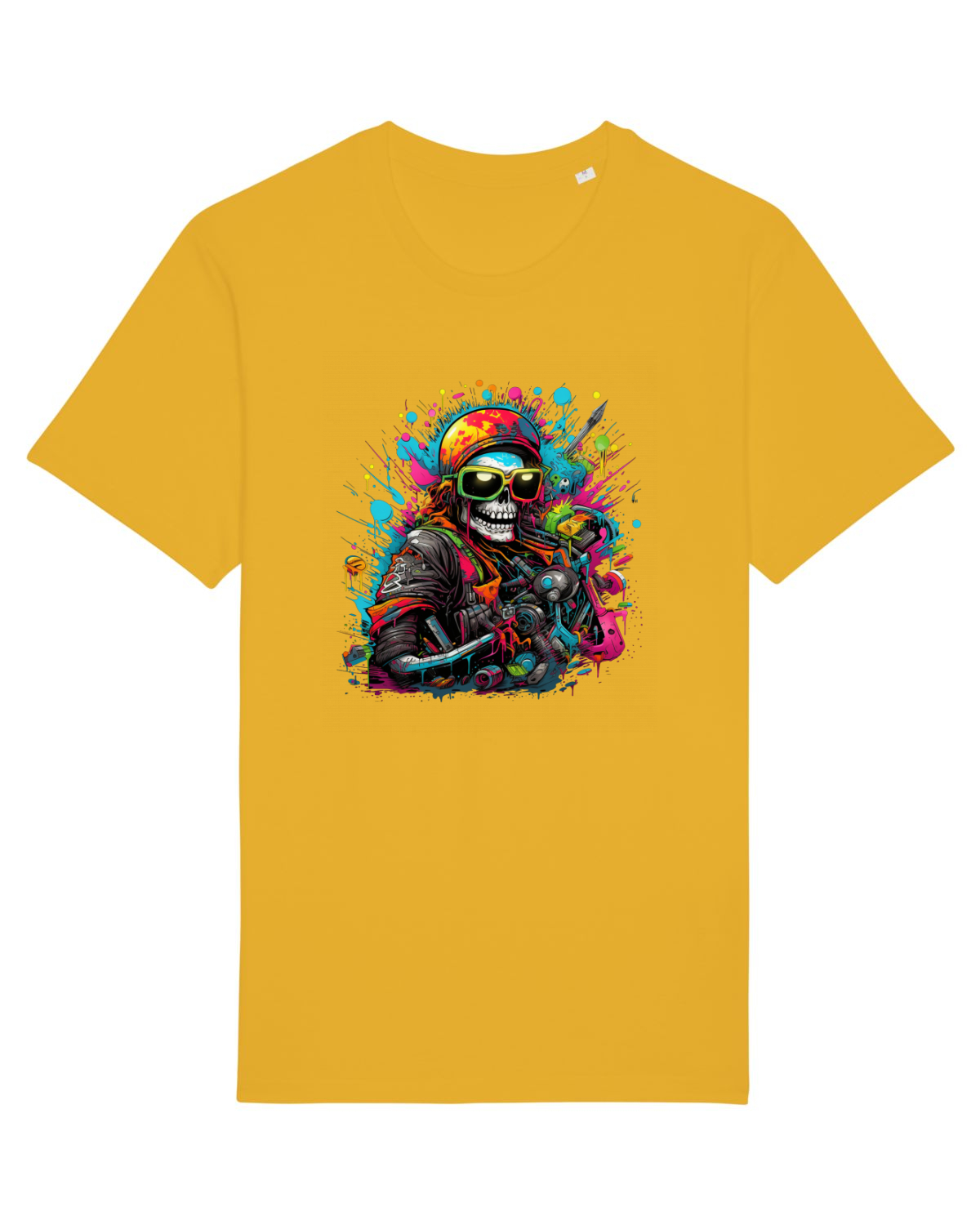 Tricou mânecă scurtă Unisex Rocker Spectra Yellow