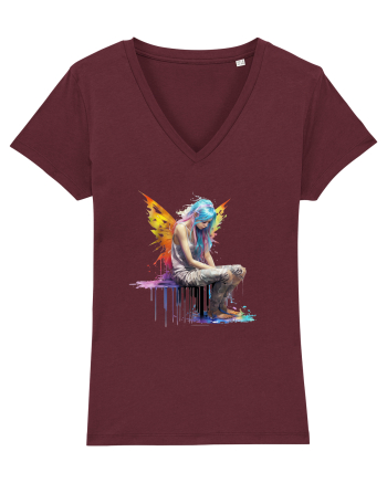 Urban Fairy Girl Burgundy