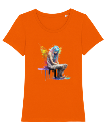Urban Fairy Girl Bright Orange