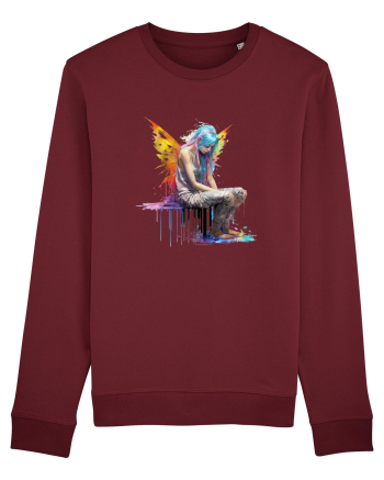 Urban Fairy Girl Burgundy