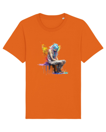Urban Fairy Girl Bright Orange