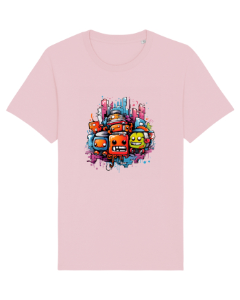 Urban  Graffiti Cotton Pink