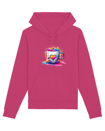 Graffiti Coffee  cup Raspberry