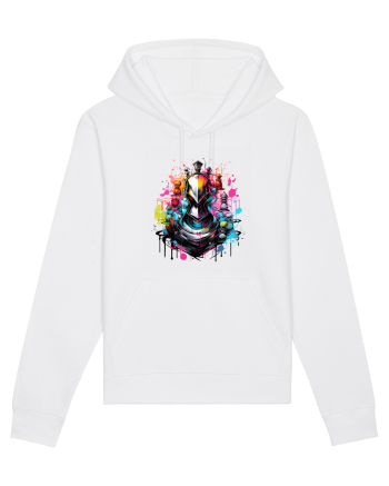 Graffiti chess piece White