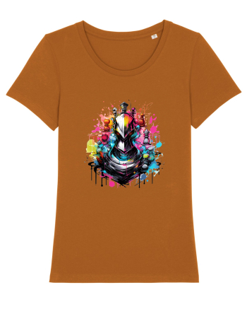 Graffiti chess piece Roasted Orange