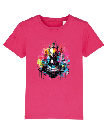 Graffiti chess piece Raspberry