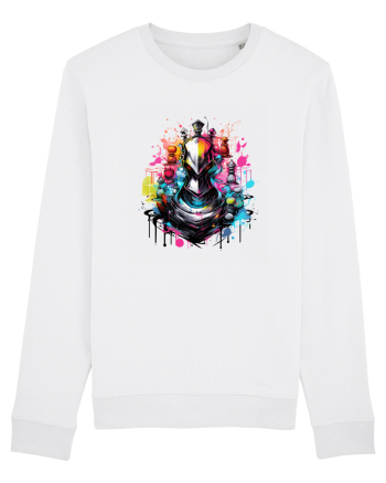 Graffiti chess piece White