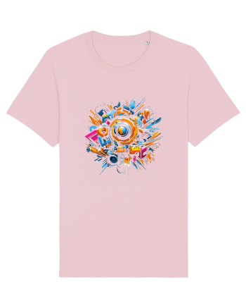 Urban Life Abstract Cotton Pink