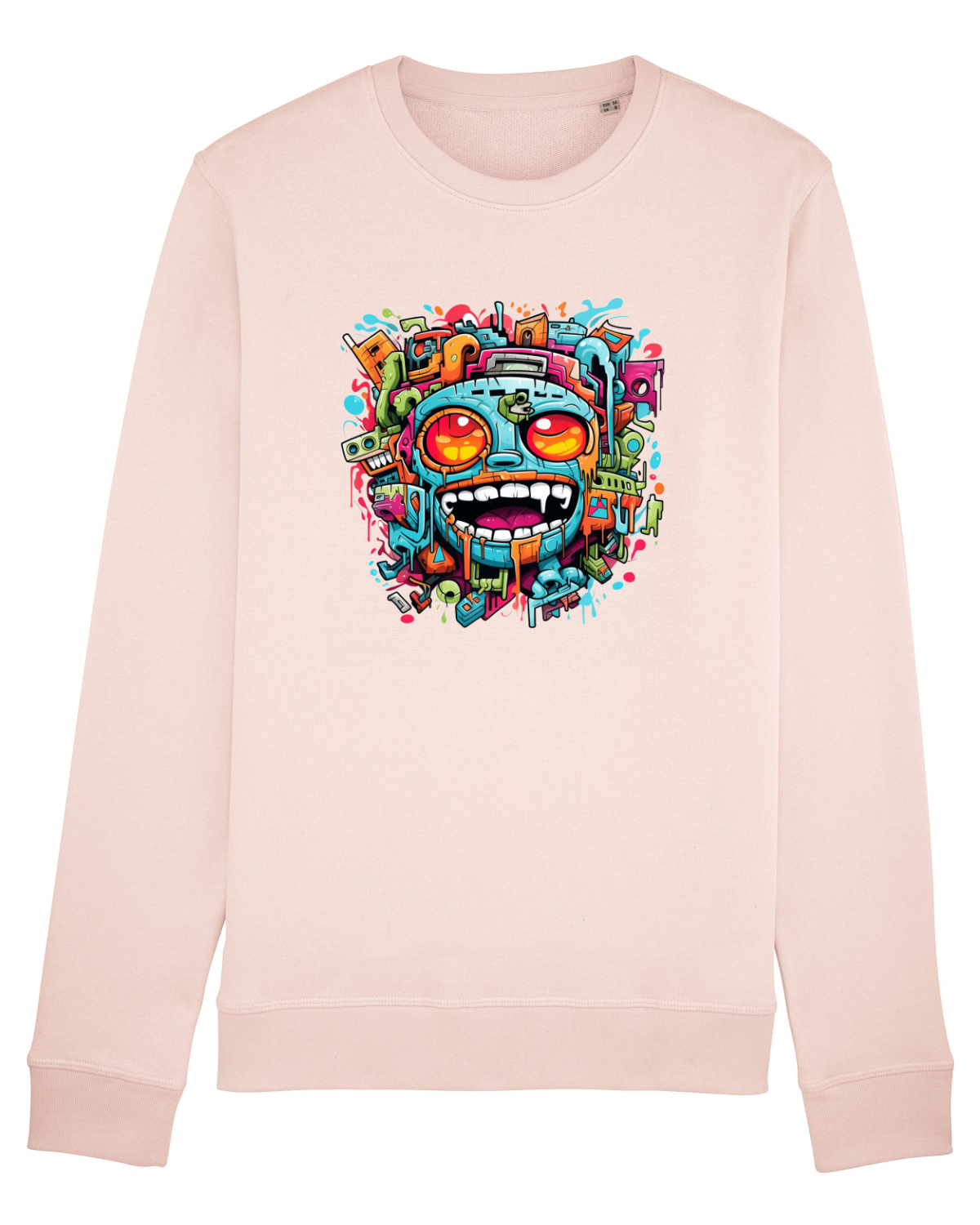 Bluză mânecă lungă Unisex Rise Candy Pink