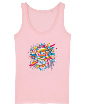 Urban Life Abstract Cotton Pink