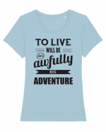 Viațe e aventură Tricou mânecă scurtă guler larg fitted Damă Expresser