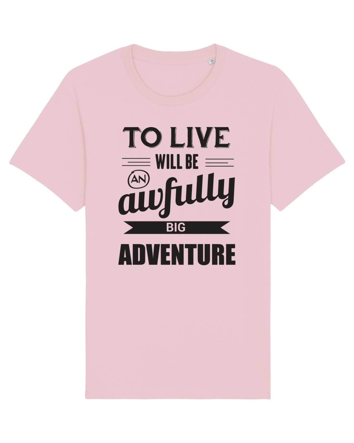 Tricou mânecă scurtă Unisex Rocker Cotton Pink