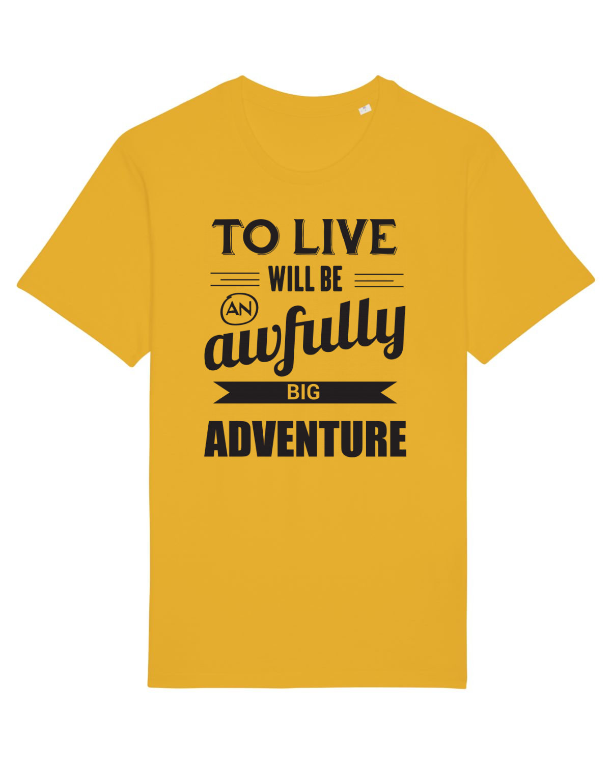 Tricou mânecă scurtă Unisex Rocker Spectra Yellow