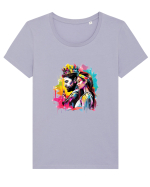Urban Chess Tricou mânecă scurtă guler larg fitted Damă Expresser