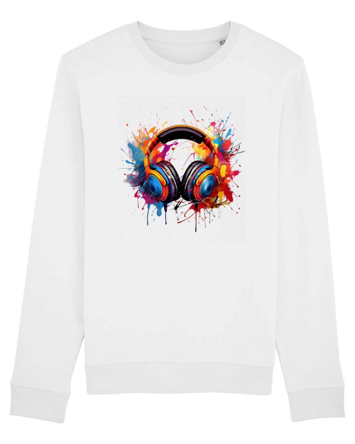 Bluză mânecă lungă Unisex Rise White