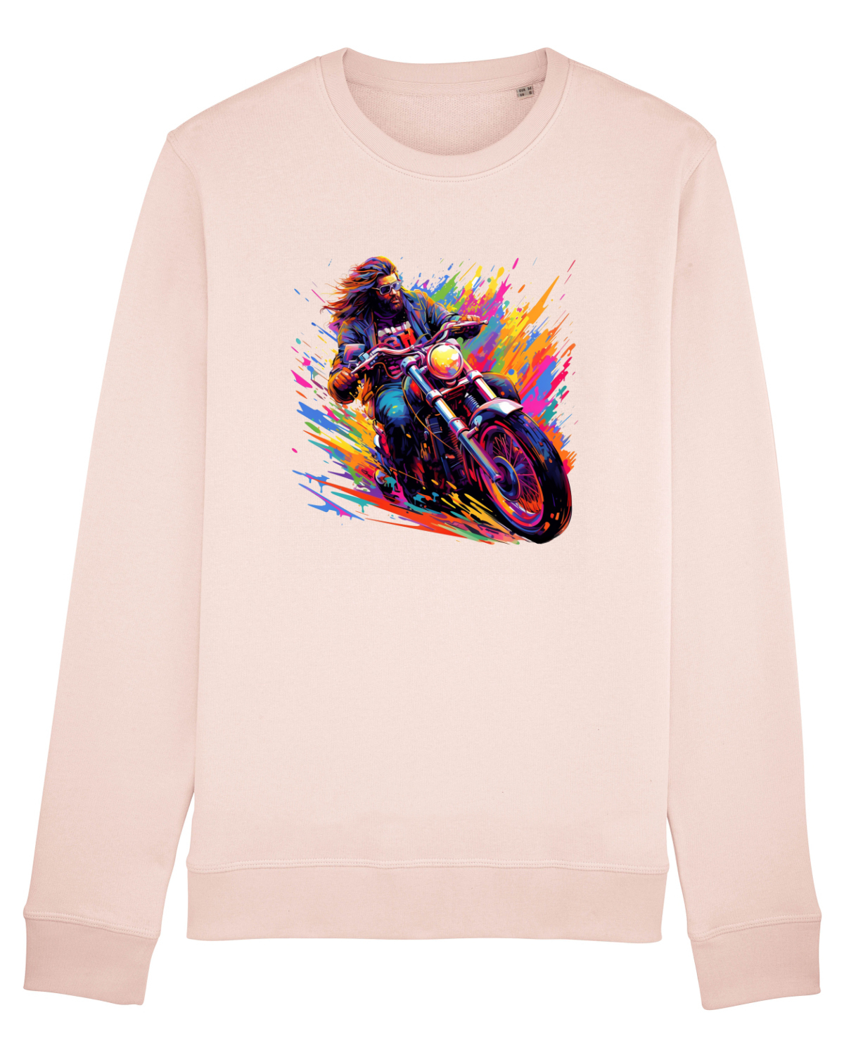 Bluză mânecă lungă Unisex Rise Candy Pink