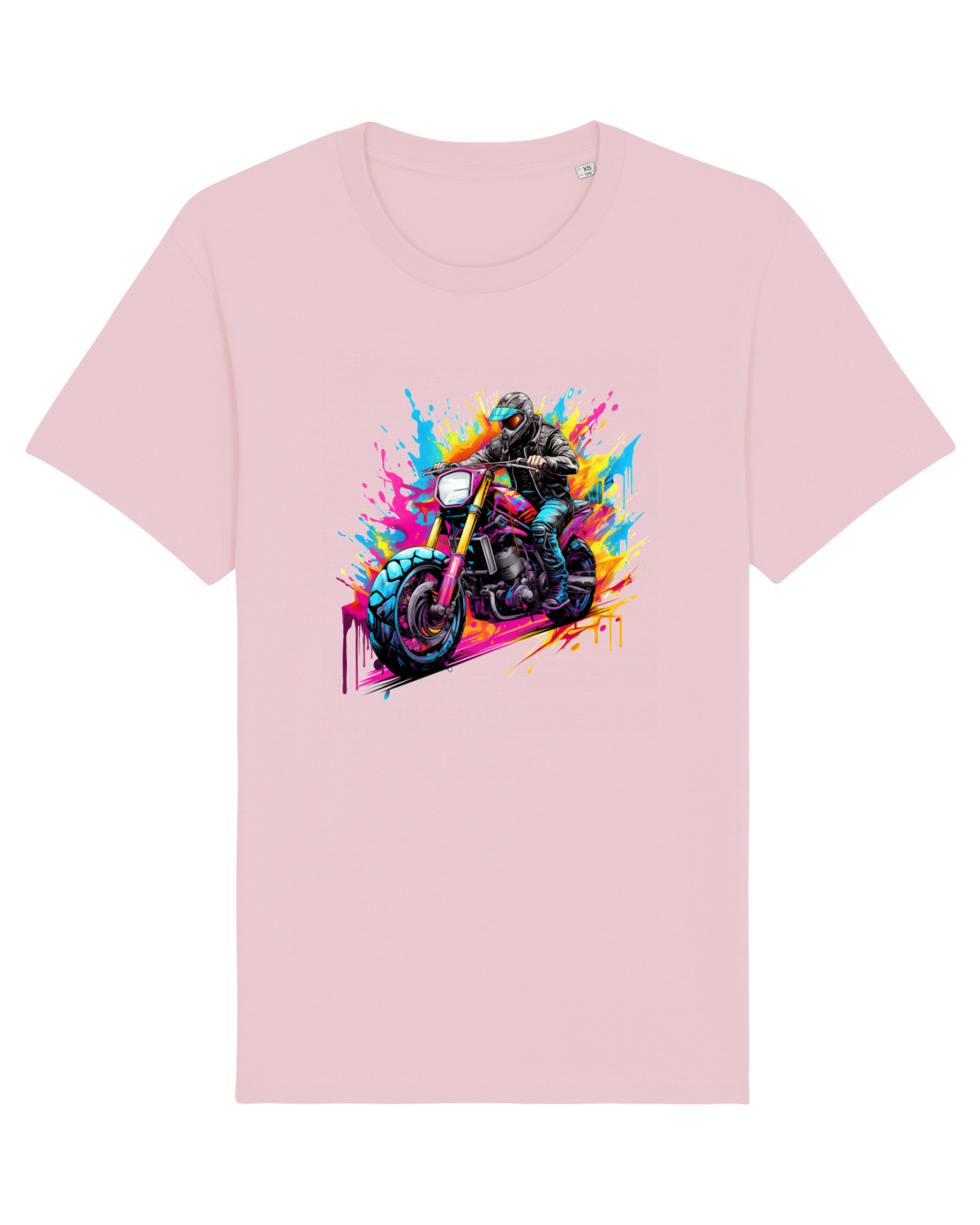 Tricou mânecă scurtă Unisex Rocker Cotton Pink