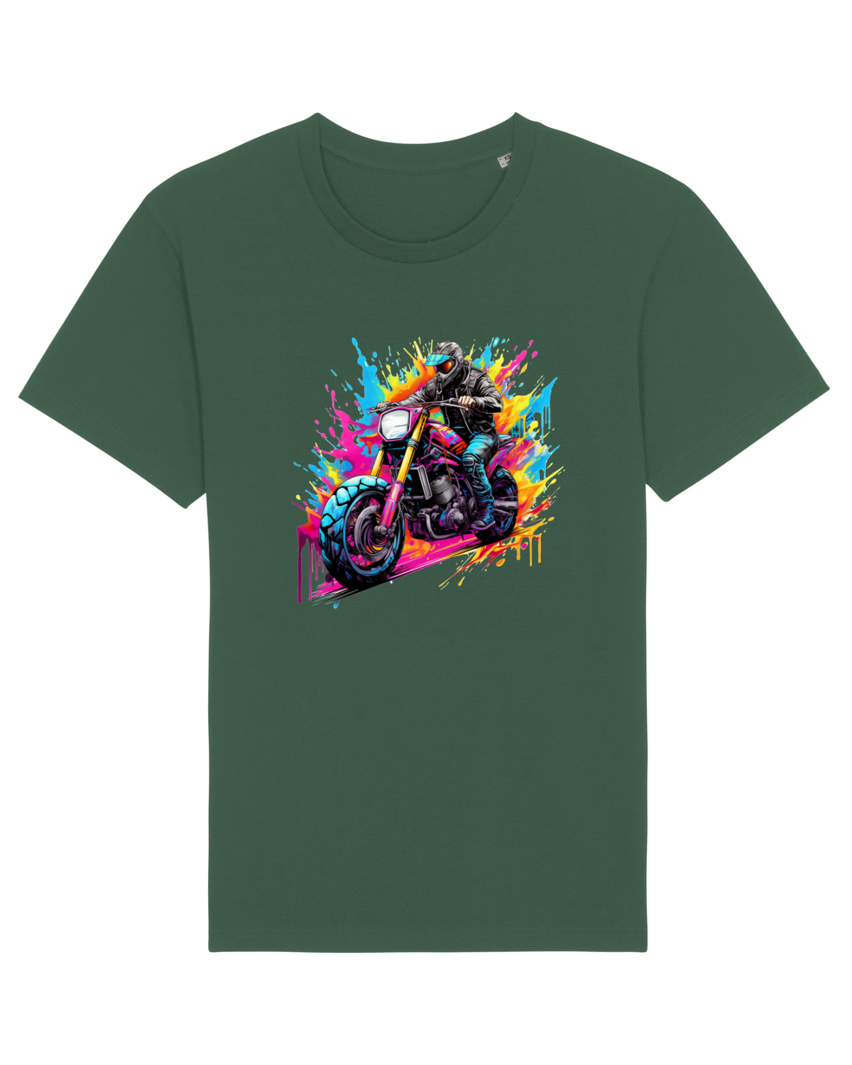 Tricou mânecă scurtă Unisex Rocker Bottle Green