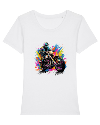 Biker Life White