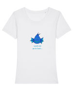 Cauta-ma pe la fundul marii Tricou mânecă scurtă guler larg fitted Damă Expresser