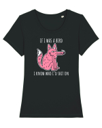 Sick of it Tricou mânecă scurtă guler larg fitted Damă Expresser