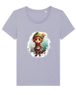 Christmas elf Tricou mânecă scurtă guler larg fitted Damă Expresser