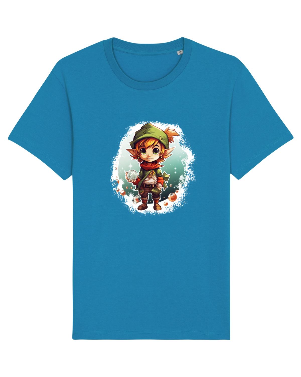 Tricou mânecă scurtă Unisex Rocker Azur