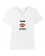 Fa-ma sa vreau Tricou mânecă scurtă guler V Bărbat Presenter