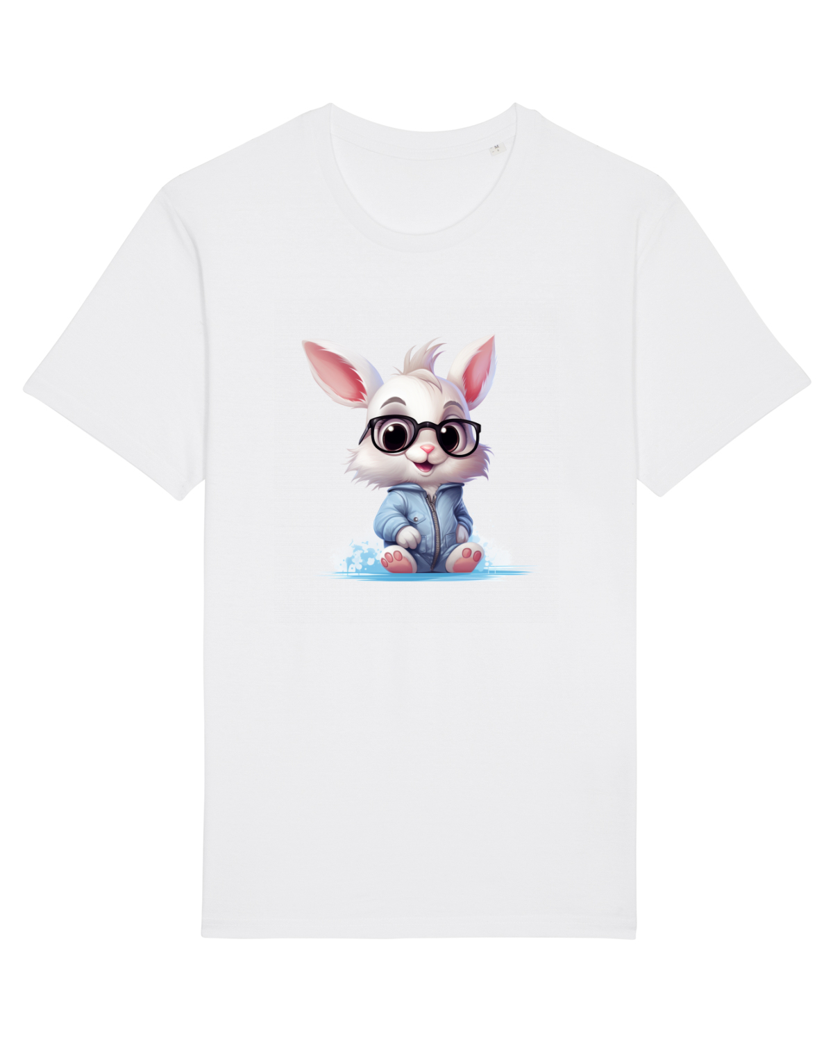 Tricou mânecă scurtă Unisex Rocker White