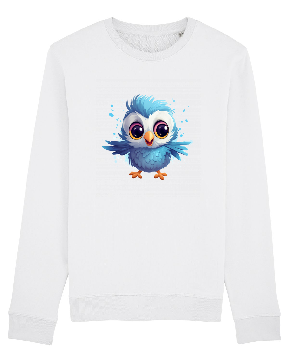 Bluză mânecă lungă Unisex Rise White