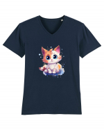 Sweet cat Tricou mânecă scurtă guler V Bărbat Presenter