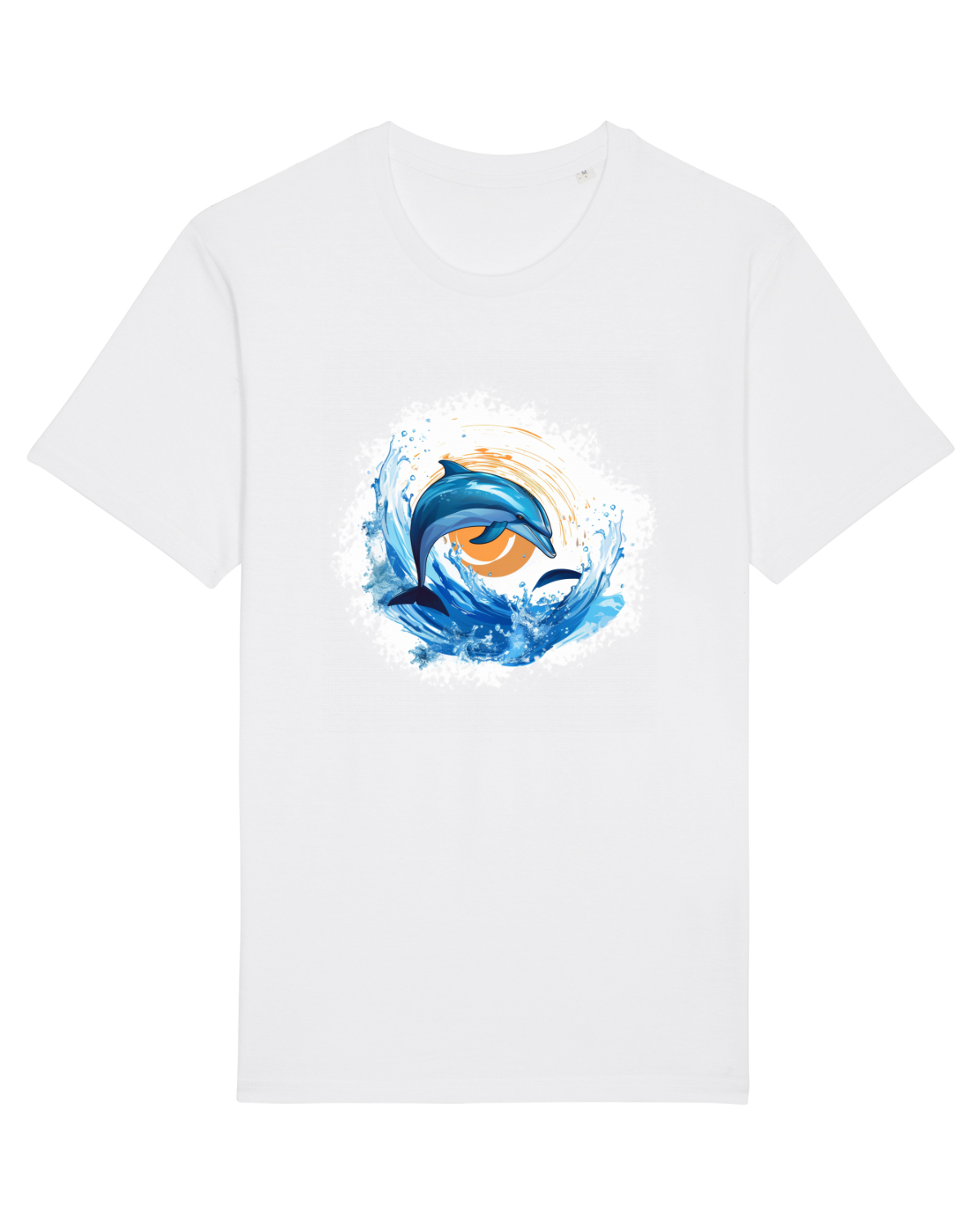 Tricou mânecă scurtă Unisex Rocker White