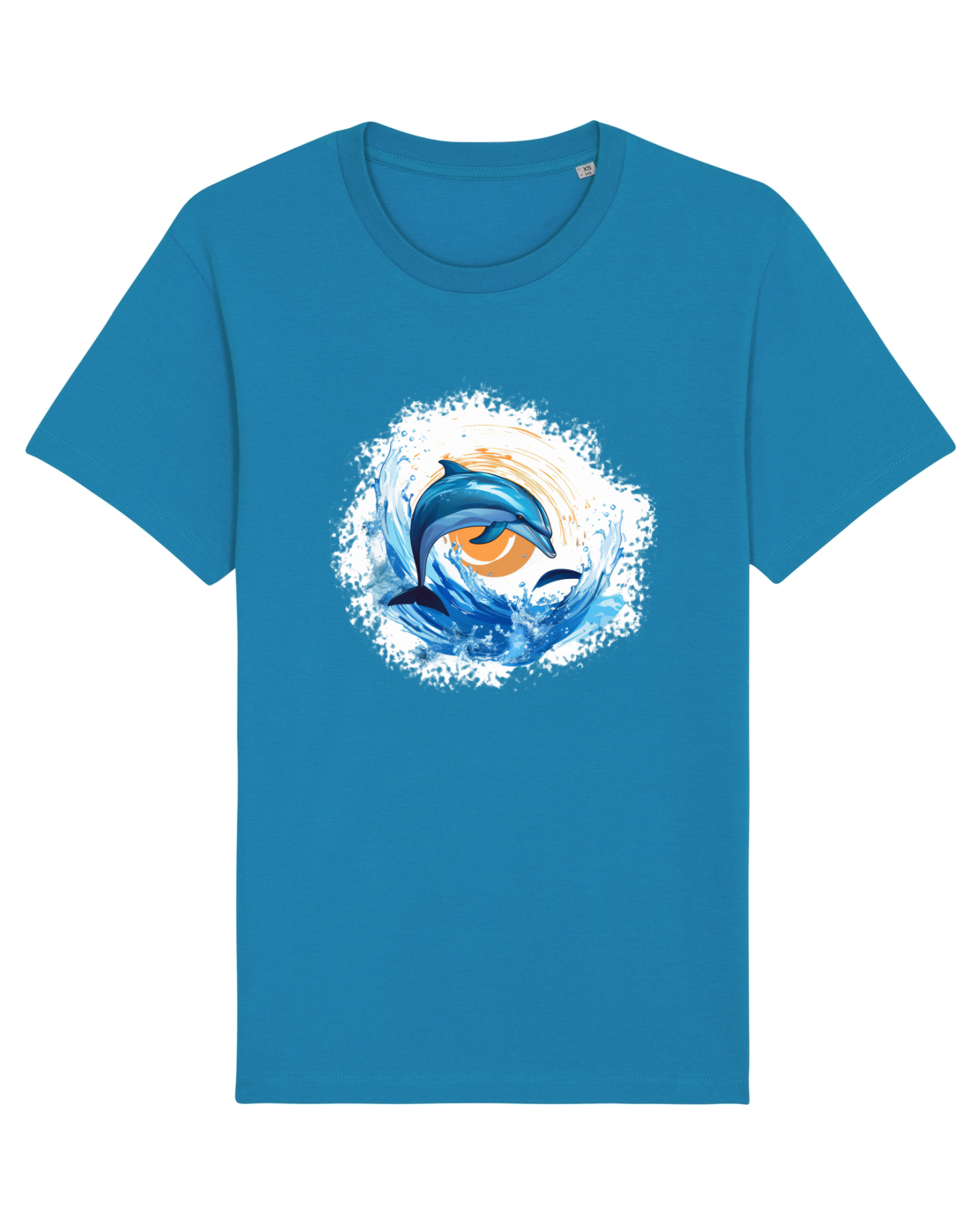 Tricou mânecă scurtă Unisex Rocker Azur