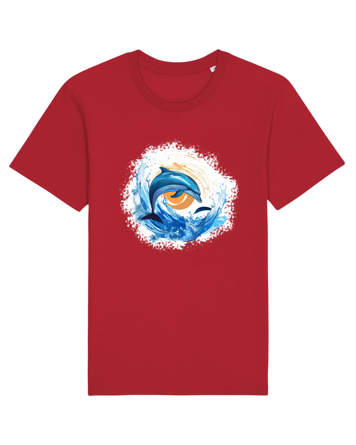 Tricou mânecă scurtă Unisex Rocker Red