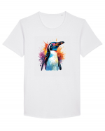 Sweet penguin Tricou mânecă scurtă guler larg Bărbat Skater