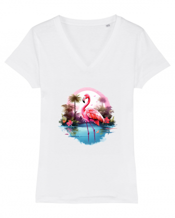 Sweet flamingo White