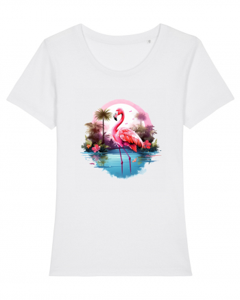 Sweet flamingo White