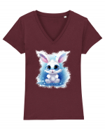 Sweet bunny Tricou mânecă scurtă guler V Damă Evoker