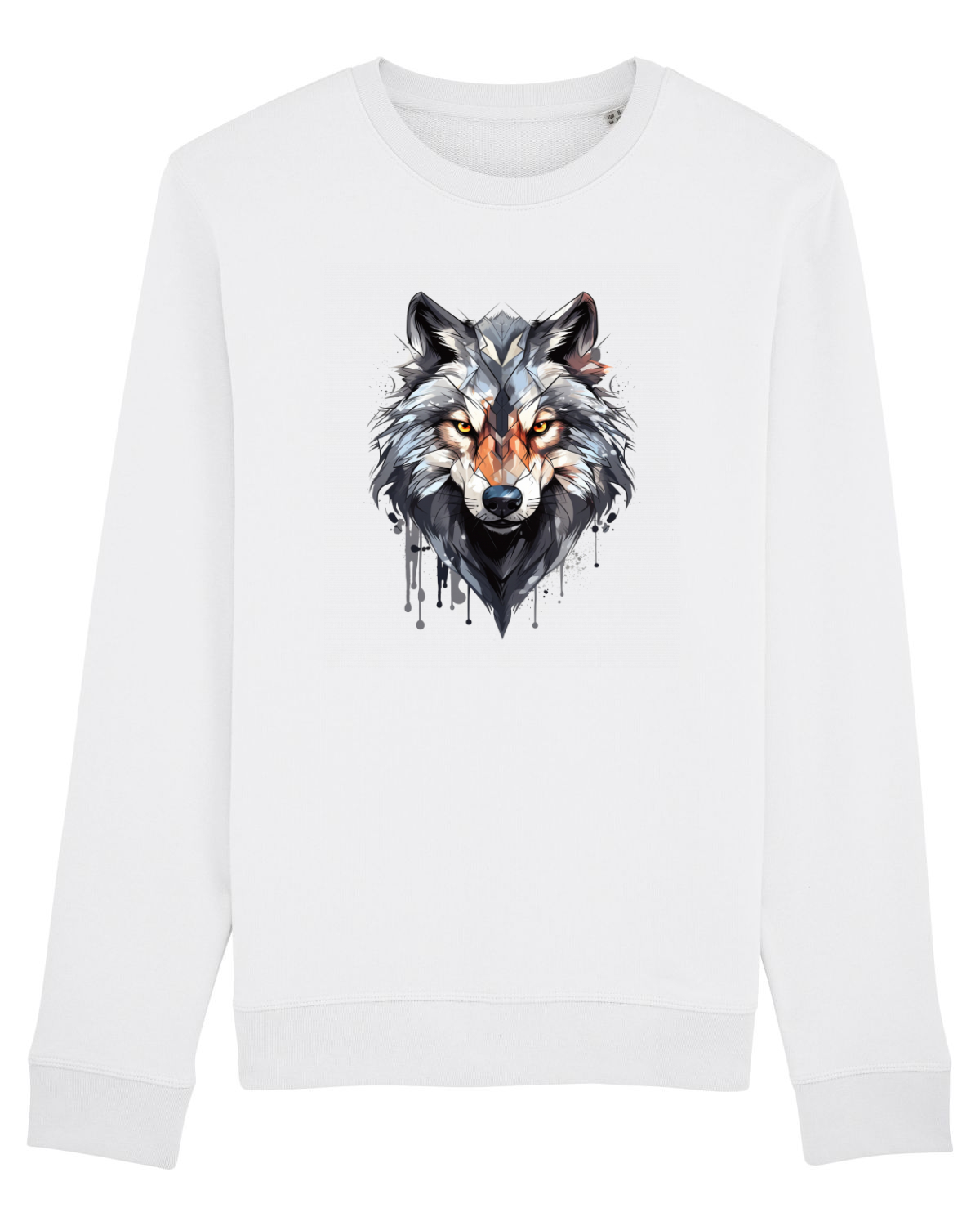 Bluză mânecă lungă Unisex Rise White