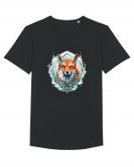 Dream Fox Tricou mânecă scurtă guler larg Bărbat Skater