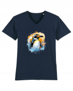 Penguin  splash Tricou mânecă scurtă guler V Bărbat Presenter