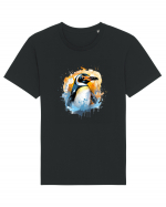 Penguin  splash Tricou mânecă scurtă Unisex Rocker