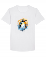 Penguin  splash Tricou mânecă scurtă guler larg Bărbat Skater