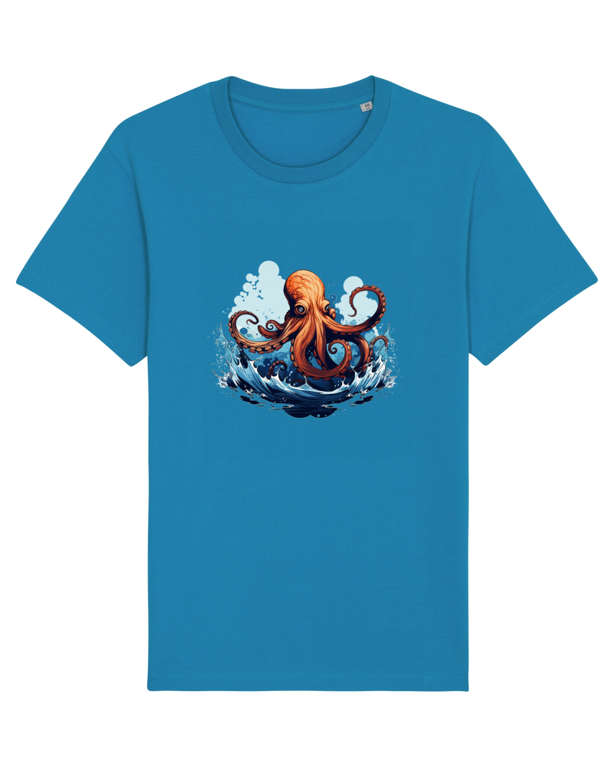 Tricou mânecă scurtă Unisex Rocker Azur