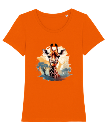 Savana Giraffe  Bright Orange