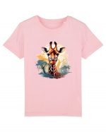 Savana Giraffe  Tricou mânecă scurtă  Copii Mini Creator