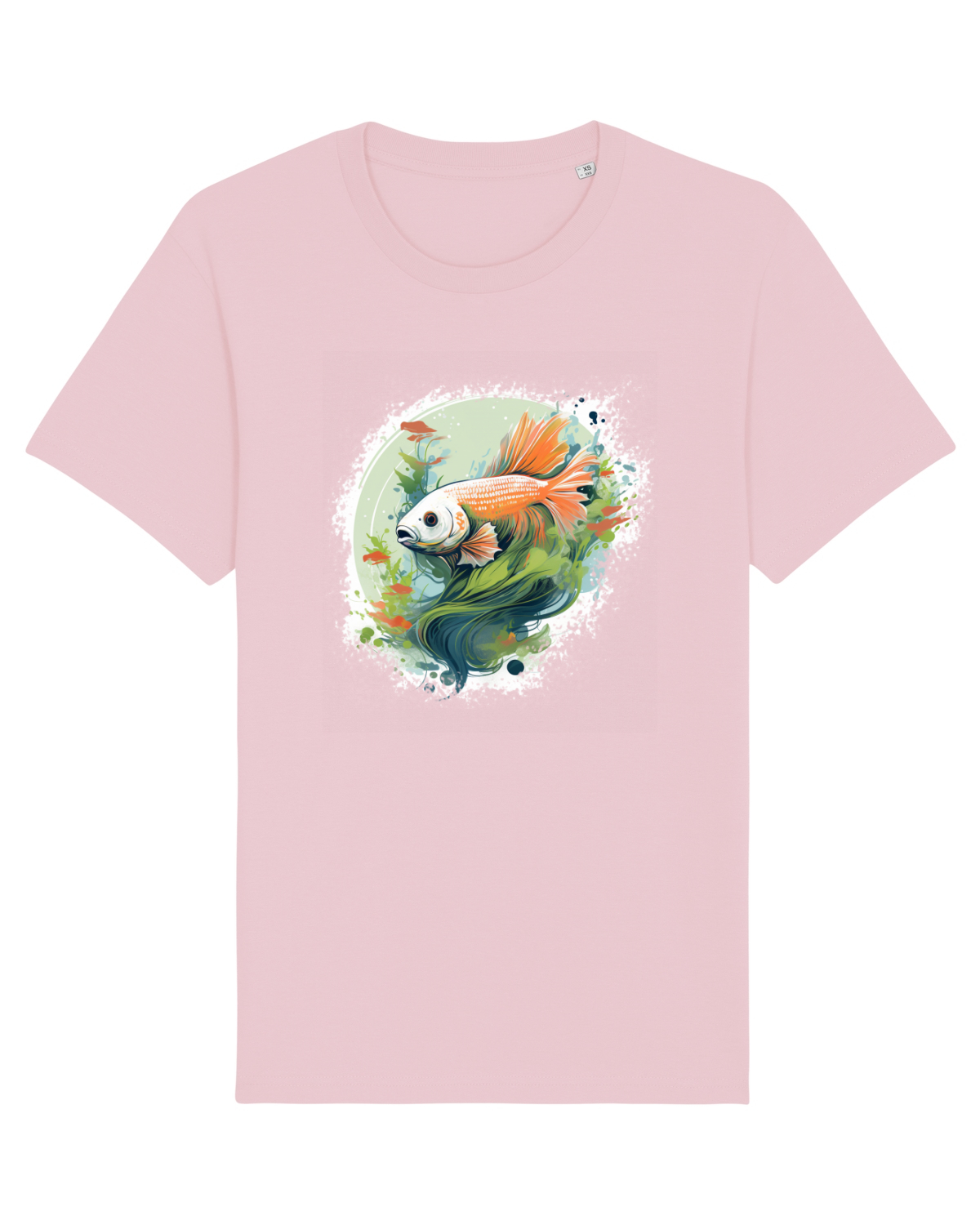 Tricou mânecă scurtă Unisex Rocker Cotton Pink